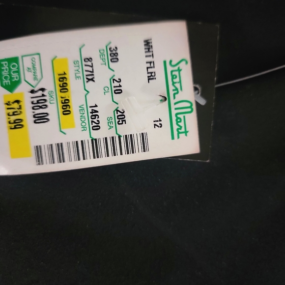 Black n White slight bustier w mesh sleeve w zipper in the back - Picture 12 of 12